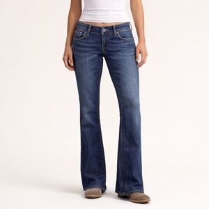 Dylan George Jeans Elizabeth Regular Rise Bootcut Dark Faded Wash Size 26 | 2